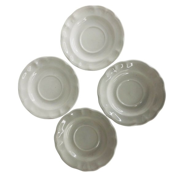 4 Pfaltzgraff Red Ribbon Cup And Saucer Sets Stoneware Christmas Holiday Vintage - Picture 2 of 11